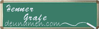 Henner Grafe Visitenkarte